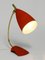 Mid-Century Red Table Lamp with Brass Neck from Cosack, Image 19