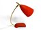 Mid-Century Red Table Lamp with Brass Neck from Cosack, Image 15