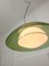 Lámpara Ufo vintage verde de Guzzini, años 70, Imagen 12