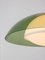 Lampada Ufo Space Age vintage verde di Guzzini, anni '70, Immagine 5