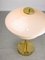 Mid-Century Brass & Glass Table Lamp, Image 9