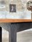 Vintage Farm Table with Blackened Spindles., Image 30