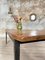 Vintage Farm Table with Blackened Spindles., Image 25