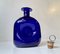 Squeezed Blue Glass Decanter by Jacob E. Bang for Holmegaard, 1960s, Image 3