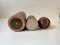 Scandinavian Modern Glazed Ceramic Vases, 1970s, Set of 3, Image 3