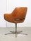 Mid-Century Brown Leatherette Swivel Chair from Stol 8