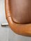 Mid-Century Brown Leatherette Swivel Chair from Stol, Image 15