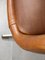 Silla giratoria Mid-Century de cuero sintético marrón de Stol, Imagen 15