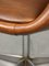 Mid-Century Brown Leatherette Swivel Chair from Stol 5
