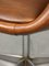 Mid-Century Brown Leatherette Swivel Chair from Stol, Image 5