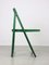 Silla plegable Trieste vintage en verde atribuida a Aldo Jacober, años 60, Imagen 5