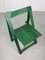 Chaise Pliante Trieste Verte Vintage attribuée à Aldo Jacober, 1960s 4