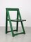 Silla plegable Trieste vintage en verde atribuida a Aldo Jacober, años 60, Imagen 1