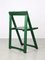 Silla plegable Trieste vintage en verde atribuida a Aldo Jacober, años 60, Imagen 2