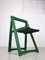 Chaise Pliante Trieste Verte Vintage attribuée à Aldo Jacober, 1960s 8