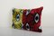 Ikat Eye Velvet Lumbar Pillow Cover, 2010s, Image 2