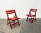 Mid-Century Wooden Folding Chair, 1960s, Set of 4, Image 18