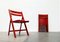 Mid-Century Wooden Folding Chair, 1960s, Set of 4, Image 2