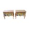Louis XV Style Commodes with Marble Tops, 1950s, Set of 2 5