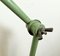 Lámpara de mesa de taller industrial verde, años 60, Imagen 5