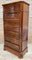 Mid-19th Century French Louis Philippe Carved Walnut Secretary Cabinet, 1890s 6