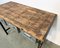 Industrial Worktable with Three Iron Drawers, 1960s 6