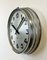 Swiss Industrial Wall Clock from Sterling, 1960s 5