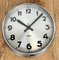 Horloge Murale Industrielle de Sterling, Suisse, 1960s 10