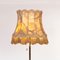 Vintage French Floor Lamp with Leather Lampshade 3
