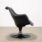 Leather Swivel Lounge Chair by Haimi Yrjö Kukkapuro, Finland, 1960s 3