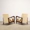 Beech Armchairs, Italy, 1950s, Set of 2, Image 8