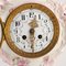 Reloj de encimera francés estilo barroco de porcelana, década de 1800, Imagen 3