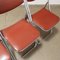 Leatherette Folding Chairs, Italy, 1970s, Set of 4, Image 7