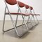 Leatherette Folding Chairs, Italy, 1970s, Set of 4 5