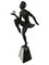 Art Deco Marmor Bearer Ball Tänzerin Statue, Frankreich 1