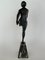 Art Deco Marble Bearer Ball Dancer Statue, France 3