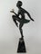 Art Deco Marble Bearer Ball Dancer Statue, France, Image 2