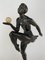 Art Deco Marmor Bearer Ball Tänzerin Statue, Frankreich 7