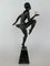 Art Deco Marble Bearer Ball Dancer Statue, France 4