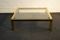 Vintage Gold Leaf Coffee Table from Belgochrom 6
