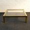 Vintage Gold Leaf Coffee Table from Belgochrom 5