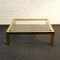 Vintage Gold Leaf Coffee Table from Belgochrom, Image 5