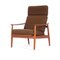FD-164 Army Chair with Footstool by Arne Vodder for Cado, Set of 2 2