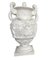 Urnas estilo griego de mármol de Carrara blanco, siglo XX. Juego de 2, Imagen 2