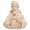 Plaster Traditional Figure of a Saint, 1950s 1