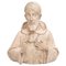 Traditionelle Gipsfigur eines Heiligen, 1950er 1