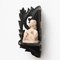 Traditional Plaster Virgin Figure in a Wooden Altar, 1950s, Image 4