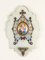 19th Century French Onyx and Cloisonne Ename Holy Water Font Stoop, Image 10