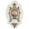 19th Century French Onyx and Cloisonne Ename Holy Water Font Stoop, Image 1