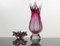 Vaso in vetro rosa di Josef Hospodka, anni '60, Immagine 4